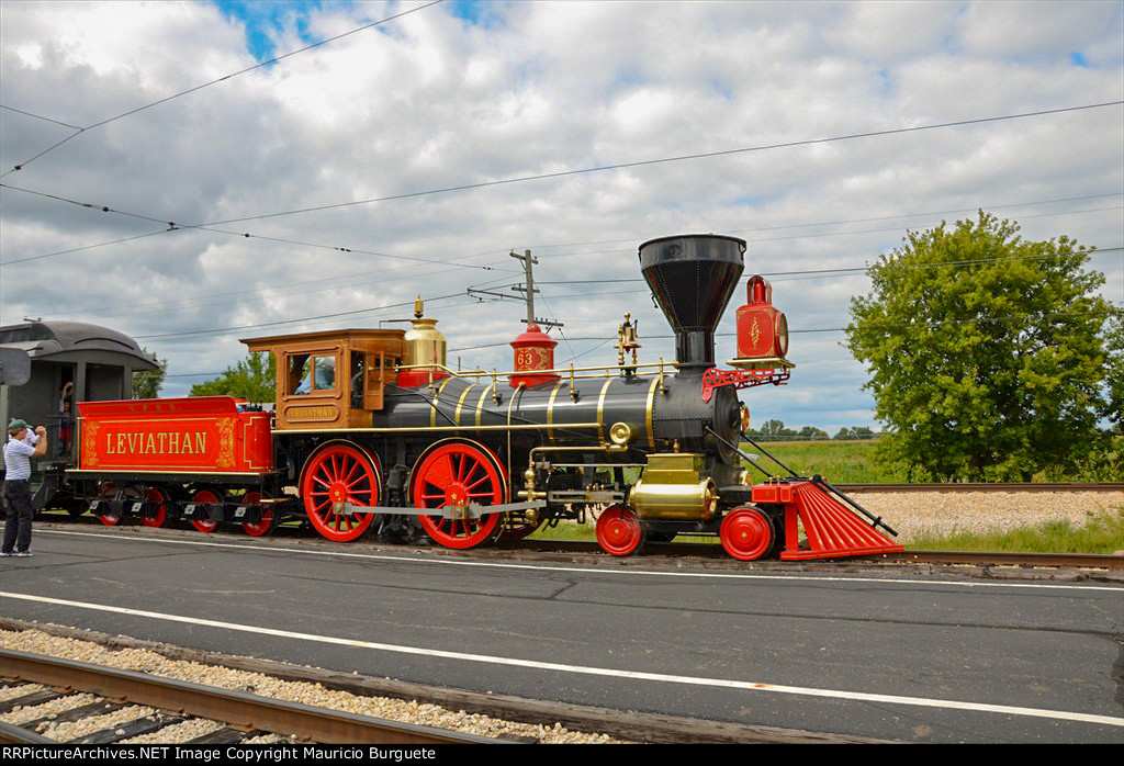 CPRR Leviathan Steam Locomotive